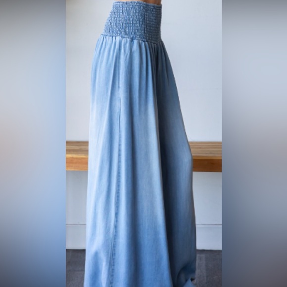 Oli & Hali Blue Wide Leg Jeans - Picture 3 of 8